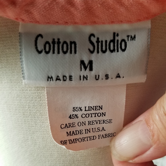 Vintage 90's Cotton Studio tanktop sz M - Picture 5 of 6